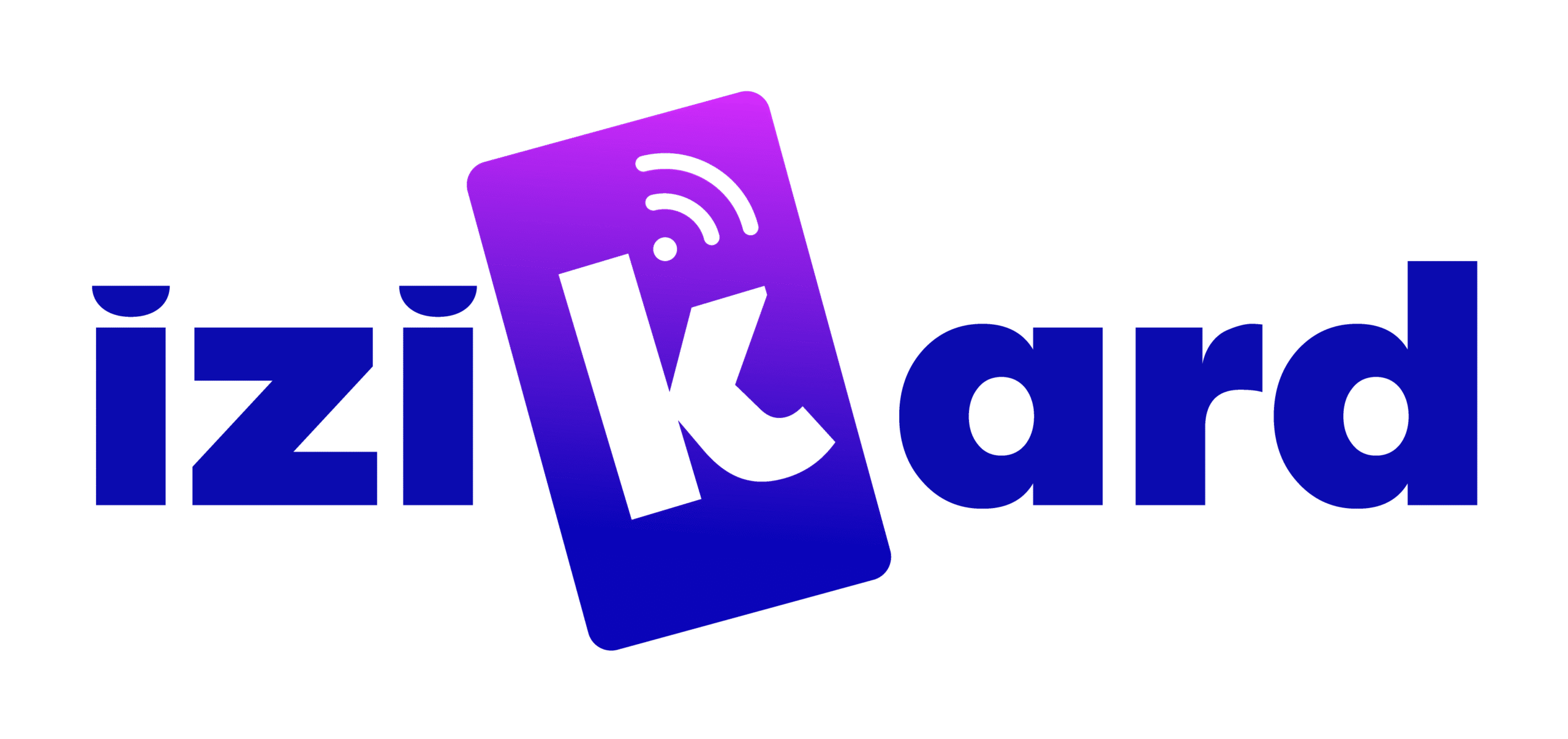 Logo entreprise Izikard, création de supports NFC personnalisés