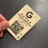 Carte NFC Avis Google en Bois Bambou