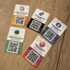 cartes nfc pour réseaux sociaux avec qr code administrables en ligne. Retrouvez nos 5 cartes disponibles (google, tripadvisor, instagram, facebook et tiktok)