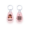badge nfc qr code rose pour enfant
