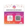 visuel produit de notre plaque nfc instagram