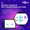 Produit NFC et QR Code administrable en ligne