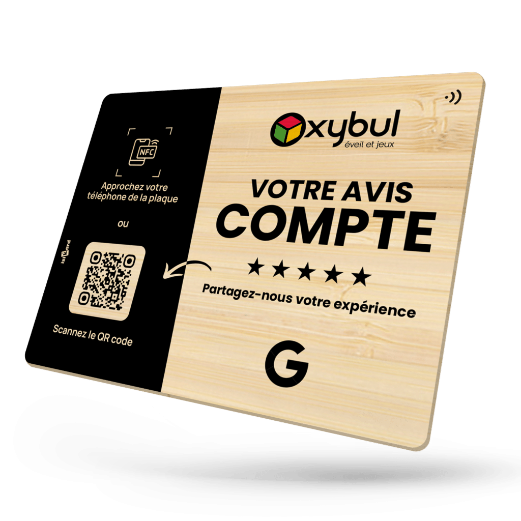 Plaque NFC personnalisée Oxybul