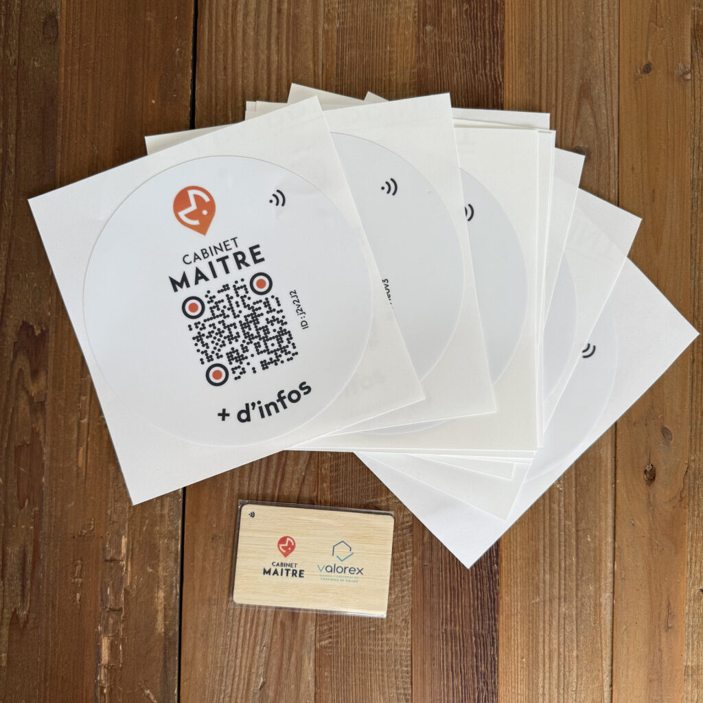 Sticker NFC immobilier