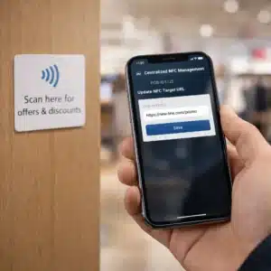 Gestion centralisée objets connecté NFC et QR Code