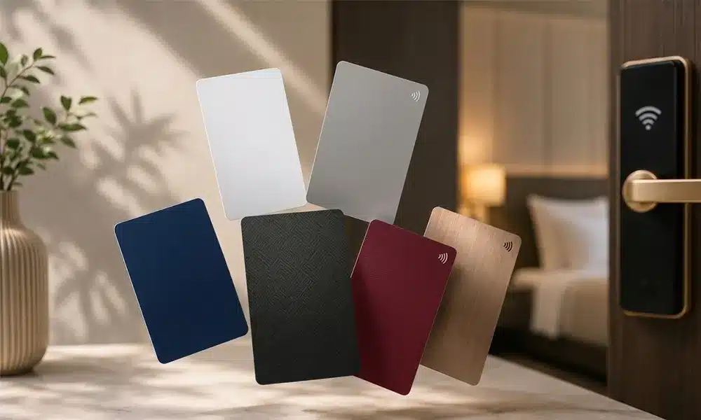 Cartes RFID hôtel personnalisées aux couleurs de l'établissement